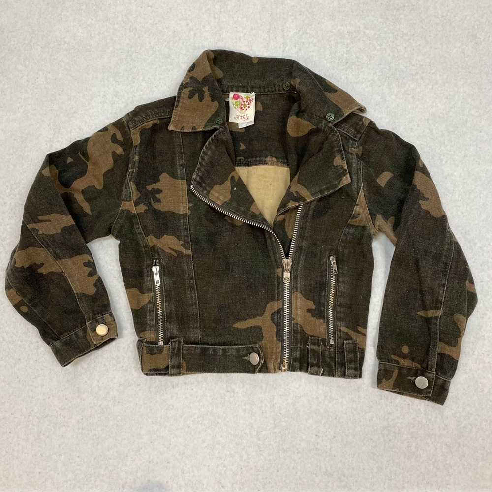 Kiddo girls camouflage girls jacket